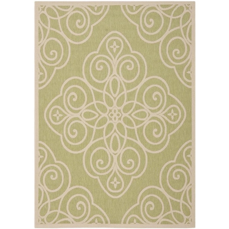 Safavieh 5 Ft. - 3 In. X 7 Ft. - 7 In. Martha Stewart Power Loomed Rug, Medium Rectangle - Lily Pad MSR4244-228-5